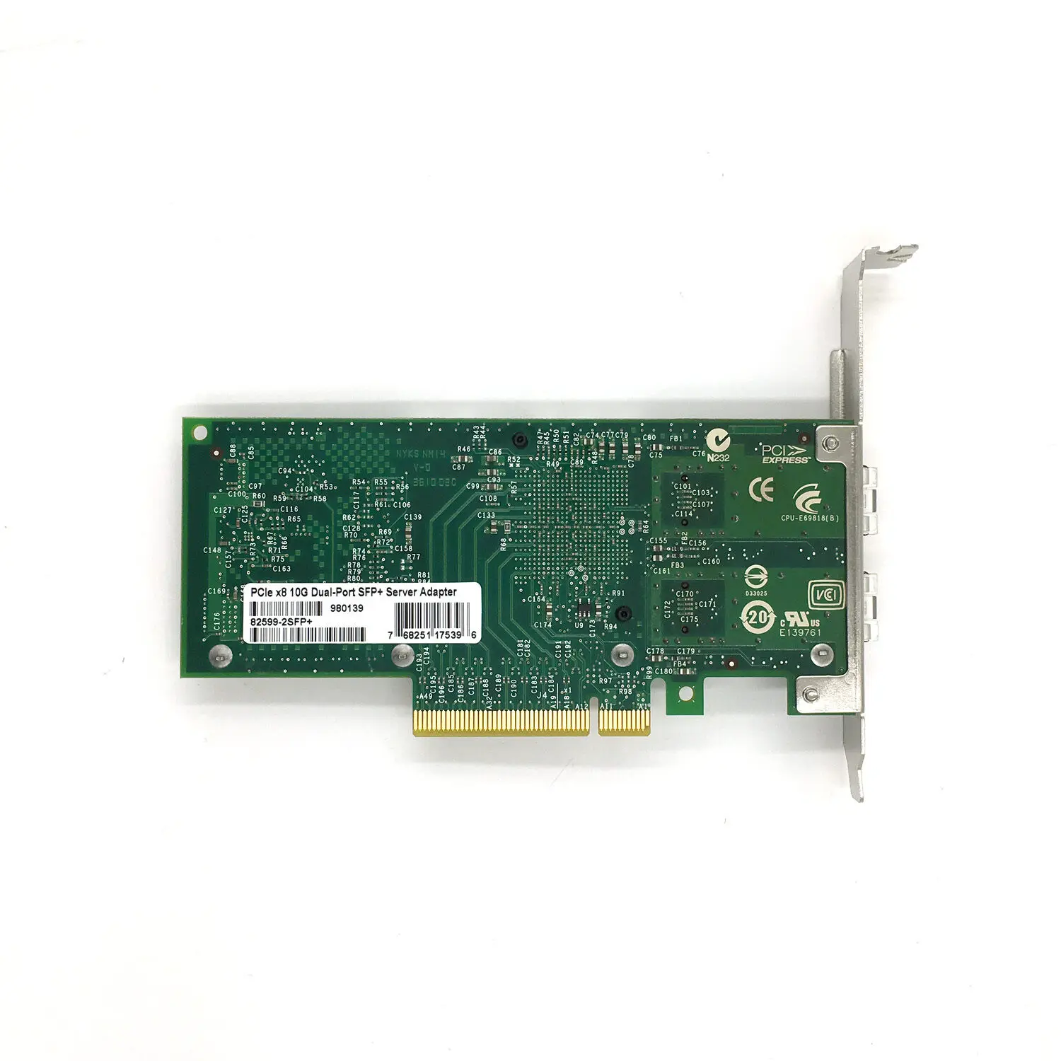 인텔 X520-DA2 10Gb 10Gbe 10 기가비트 네트워크 어댑터 NIC 듀얼 포트 E10G42BTDA