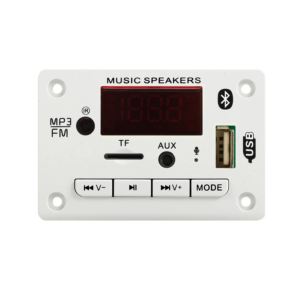 12V MP3 WMA Decoder Board Audio Module USB TF Radio Bluetooth 5.0 Wireless Music Car MP3 Player With Remote Control