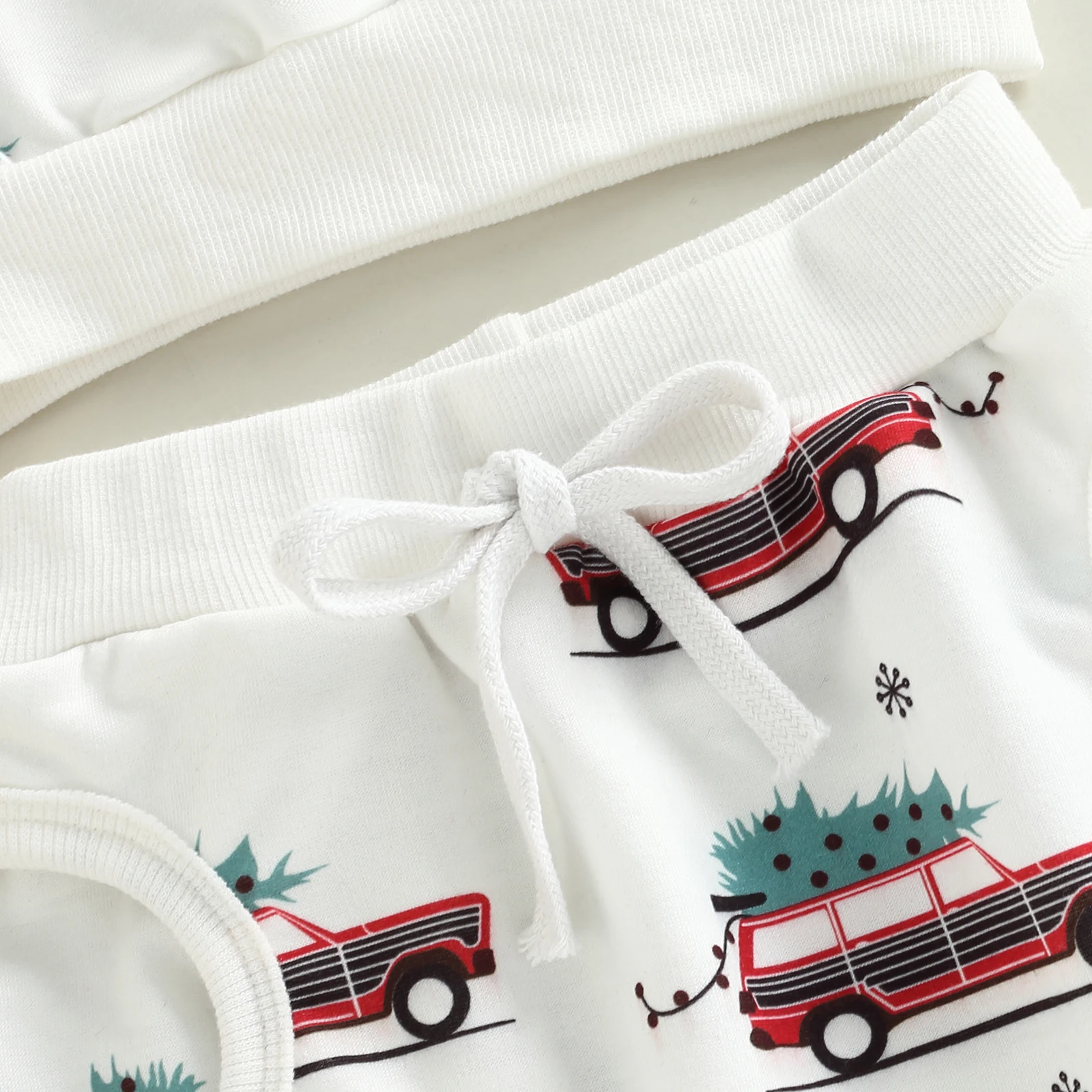 -09-06 Lioraitiin 0-3Years Toddler Baby Girl Boy 2Pcs Christmas Autumn Clothes Long Sleeve Car Printed Top Long Pants