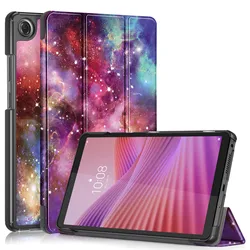 Premium PU Leather Tri - Fold Stand Tablet Cover - 8.7 Inch for Lenovo Tab K9 2025 (YHX)