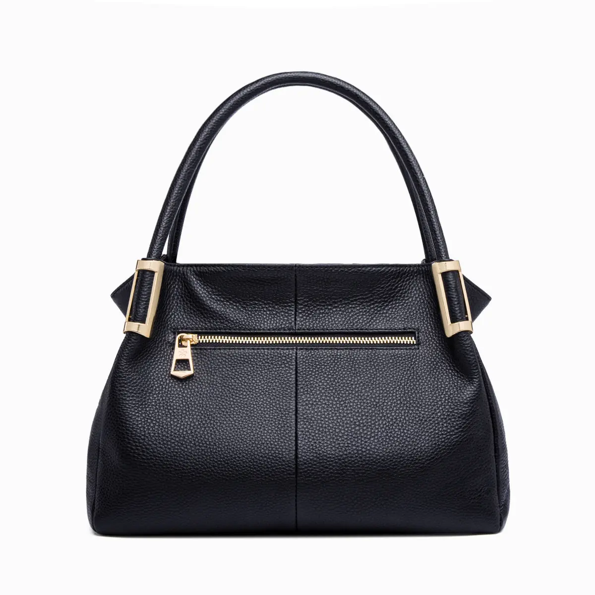 Litchi Patterned Top Layer Cowhide Crossbody Bag With Large Capacity Handbag Trend Fashion Casual Simple Shoulder Bag For Women