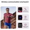 IOWODO 1.85” Full Touch HD Smartwatch Smart Watch Bluetooth Calling 100+ Sport Fitness Tracking Watch with Voice Assistant 2