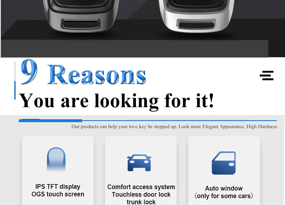 Aggiornamento CF920 multilingue chiave LCD intelligente universale ingresso confortevole blocco automatico senza chiave Go per Audi/Ford/Mazda/Toyota/Porsche - S399c681e924746faa3ebd73719a03d58D