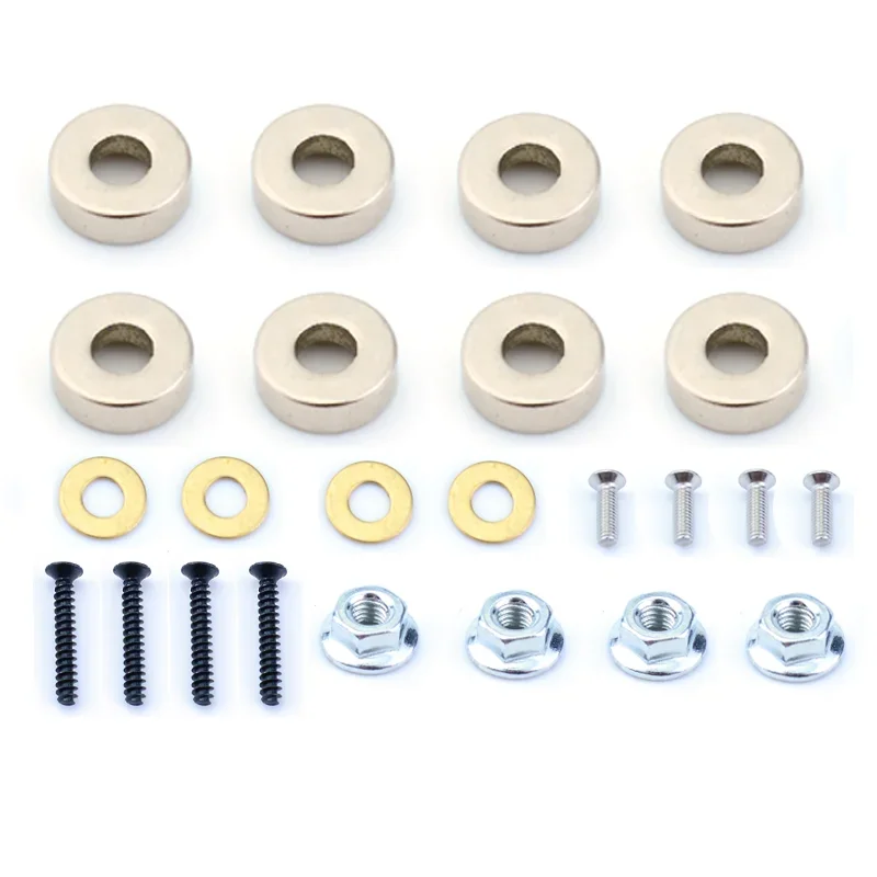 Kit magnétique pour toit haut de camion RC 1/14 installé sur un Tamiya SCANIA 770S, montrant l'ajustement parfait.