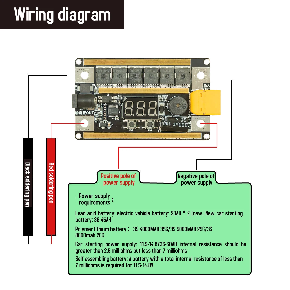 18650 리튬 배터리 용접 도구용 미니 핸드 헬드 스폿 용접기 PCB 회로 기판, 99 기어 스폿 용접기 제어 보드