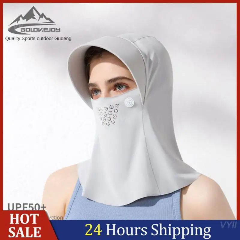 

Mask Scarf Quick Drying Ice Silk Neck Cover Half Mask Baby Accessories Hair To Baby Clothing Summer Tropical Veil Dustproof Hats