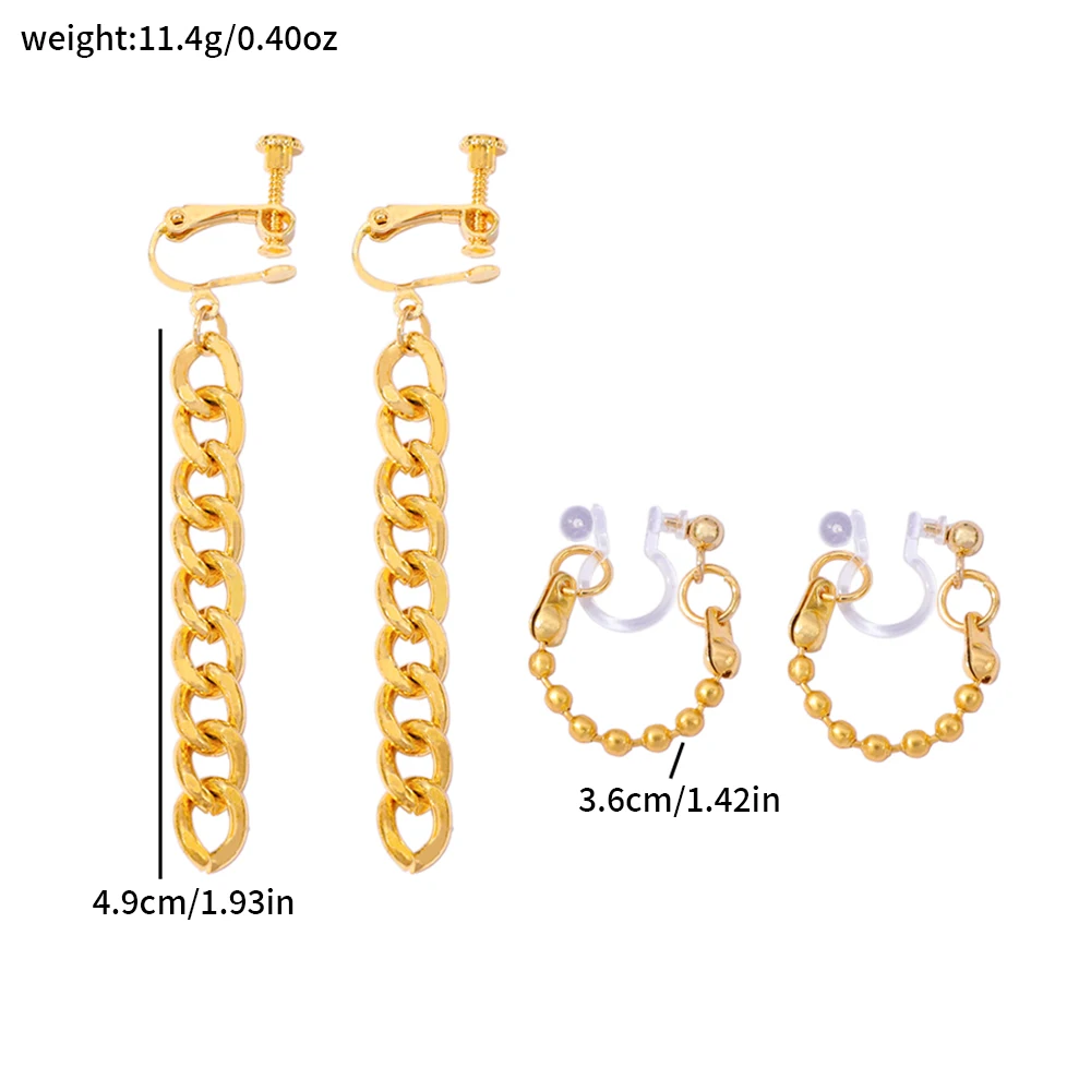 K Pop Cosplay Earrings Accessories Props Halloween Costume Party Gift - 5