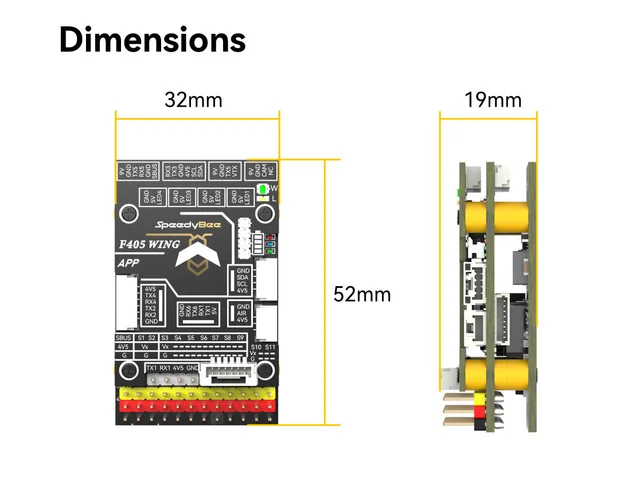 SpeedyBee F405 WING MINI RC飛行機 ラジコンパーツ SpeedyBee