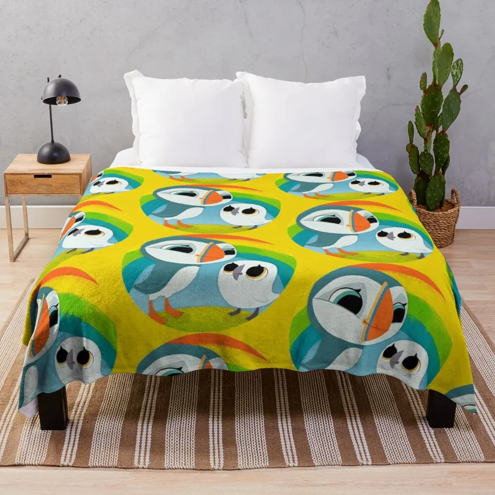 

Puffins Preschool Gifts - Rocks - Irish Coast - Ireland - Cute Little Pre School Gifts - T shirts Throw Blanket
