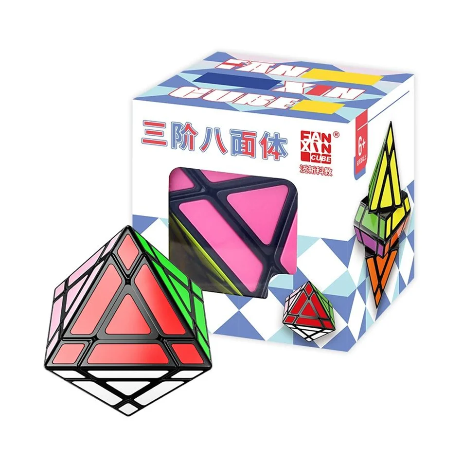 FanXin Fun FTO Rotating Octahedron Magic Cube Puzzle Toy