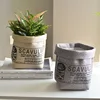 Fabric Flower Pots Cover Storage Bag Storage Box Can Wash Flower Device Creative Desktop Plant Bag Home Decoration Accessories 1