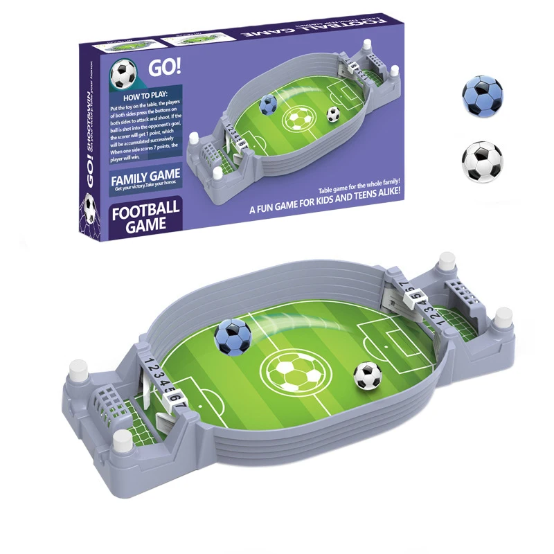 Table Football Board Game For Family Party Tabletop Soccer Play Ball Toys Kids Boys Sport Outdoor Portable Interactive Toys