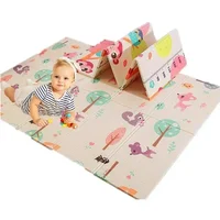Activities mat for baby Outdoor Camping Mat Foldable Play Mat Double-Sided Cartoon Pattern Waterproof Carpet Easy to Carry 1