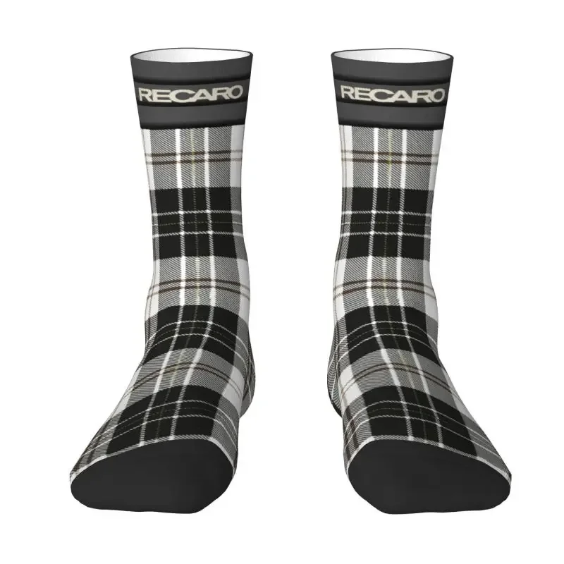 

Jects Socks Caused Tartan Plaid Recaros Men's and Women's Warm Socks Crew Fashion Socks