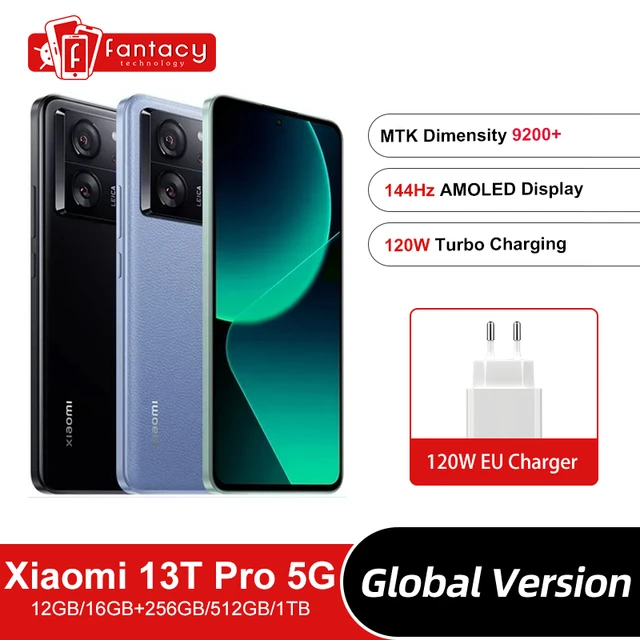 Xiaomi Mi 13T Pro 5G Black / 12+512GB / 6.67 AMOLED 144Hz Full HD+