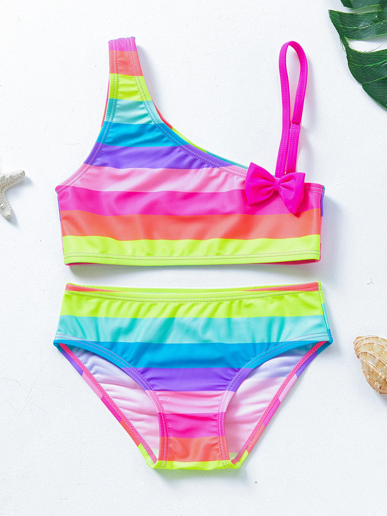 Girls Swimsuit Fish Scale Printed
