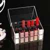 Clear 24/40 Grid Lipstick Stand Case Makeup Organizer Storage Box Lipstick Display Stand Holder Cosmetic Jewelry Organizer Box 5