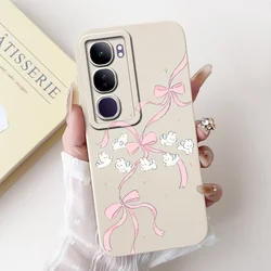 Floral Daisy Shockproof Silicone Phone Case (New Fashion Design) for Vivo V40 Lite 4G (TYbai2174)