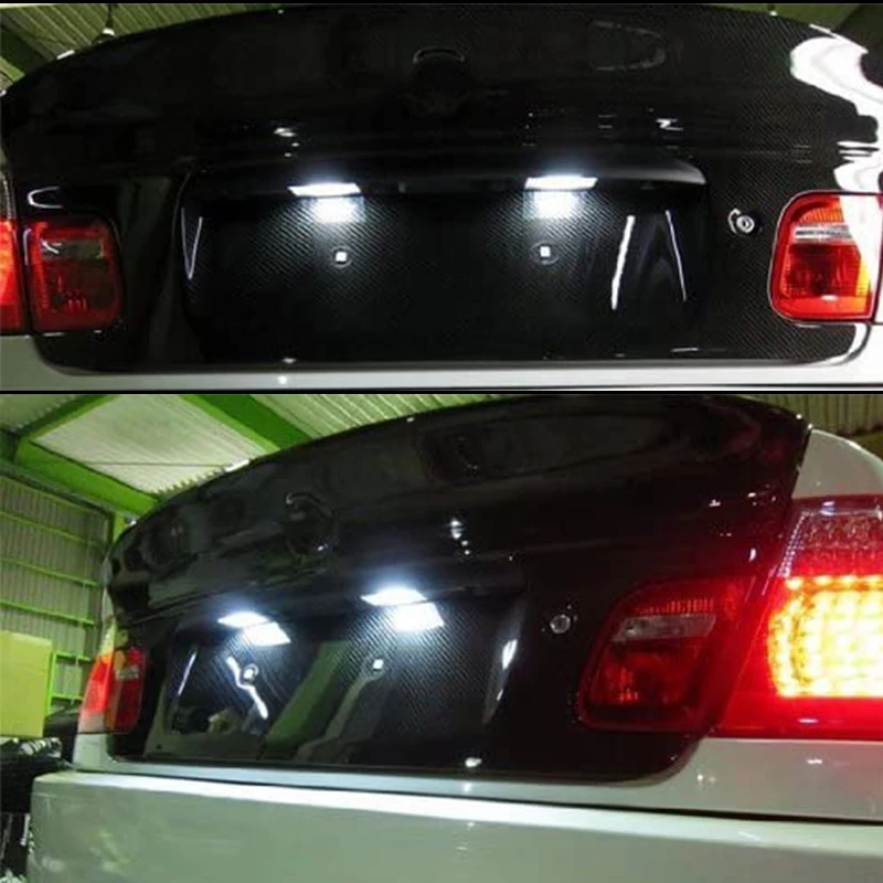 Luz Matrícula LED BMW E46 Luces LED Para Matrícula BMW E46 - 2