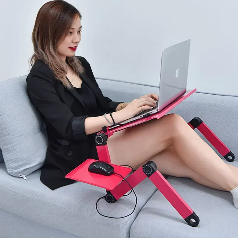 Supporto Pieghevole Per Laptop – Regolabile E Ventilato, Per Computer, Tablet E Cellulari - 5