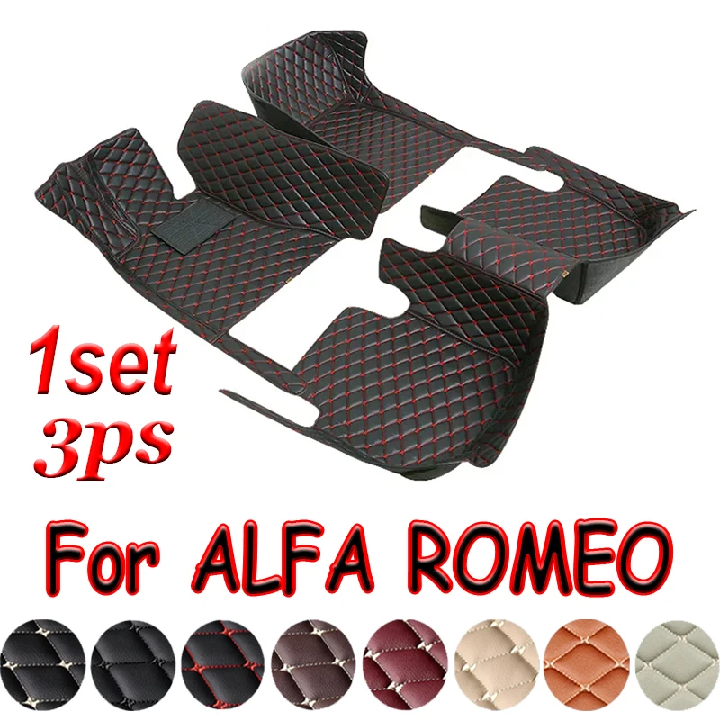 

Автомобильные коврики для ALFA ROMEO Giulia Mito Stelvio GT Giulietta 4C 159 Spider 916 GTV Brera 166 147 Spider, автомобильные аксессуары