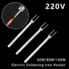 1/2pcs 80W 60W 100W Adjustable Temperature 220V 908 908S Solder Tools Internal Heating Element Soldering Iron Heater 2
