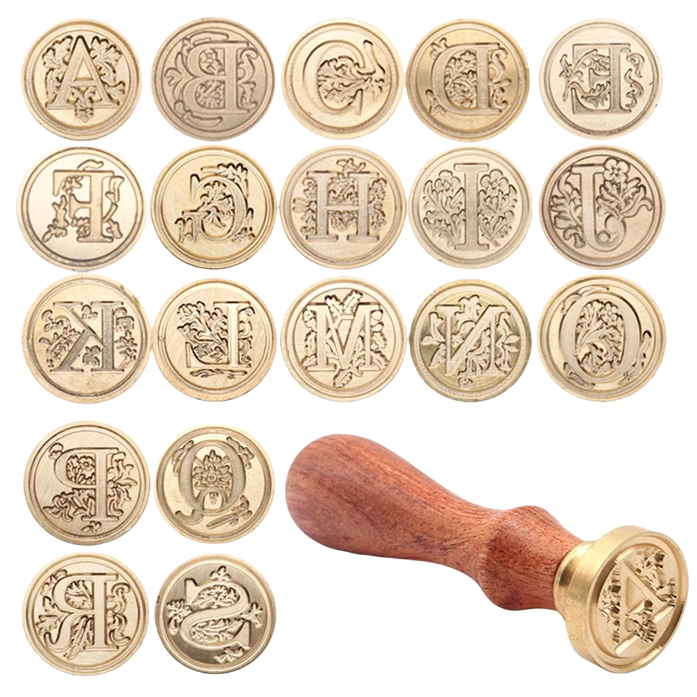 Initials wax seal Custom Personalized Wedding Wax Seal Stamp with 26 initials Wedding Sealing wax Stamp Invitation Seal Stamp
