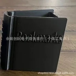 Charming 3D Printed Book - Shaped Bookmark Holder - Thoughtful Gift (Black mini bookshelf)
