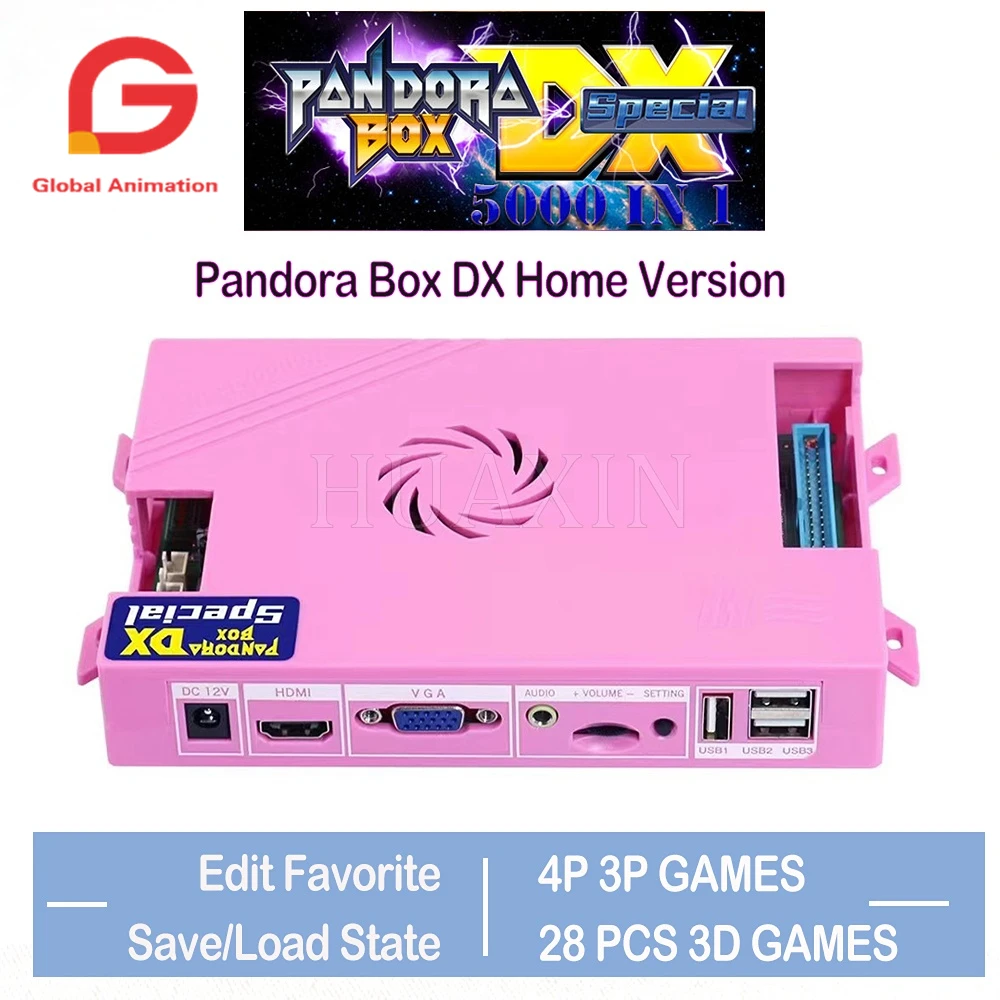 2022 Pandora Box Dx Special Version 5000 In 1 Arcade Jamma Board Vga