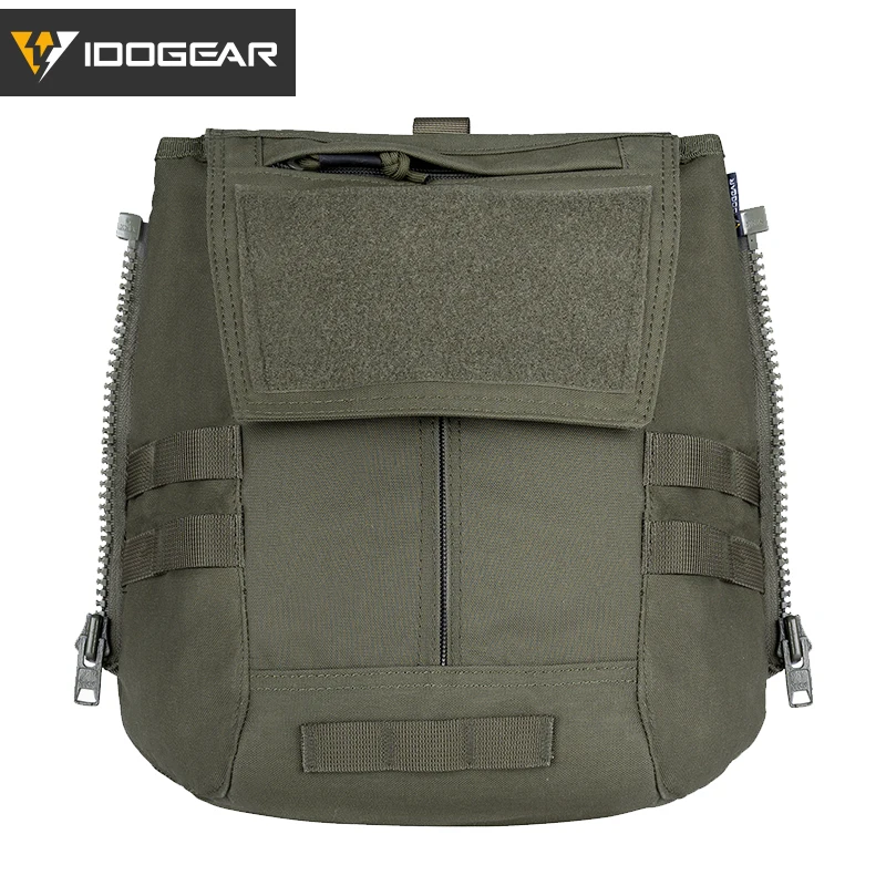

IDOGEAR Tactical Panel Zip on Pouch Backpack Plate Carrier Bag for CPC AVS JPC2.0 Vest 3531