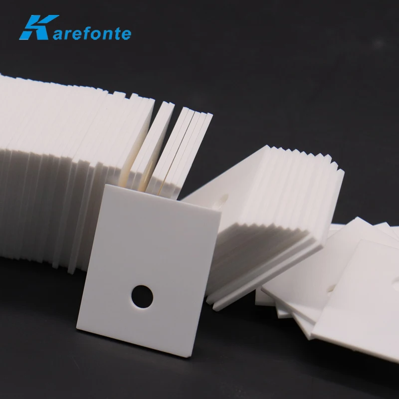 TO-247 Al2O3 Alumina Ceramic Pad 1mm *17mm*22mm Alumina Ceramic Plate With Hole For Electronics Kit Capacitor