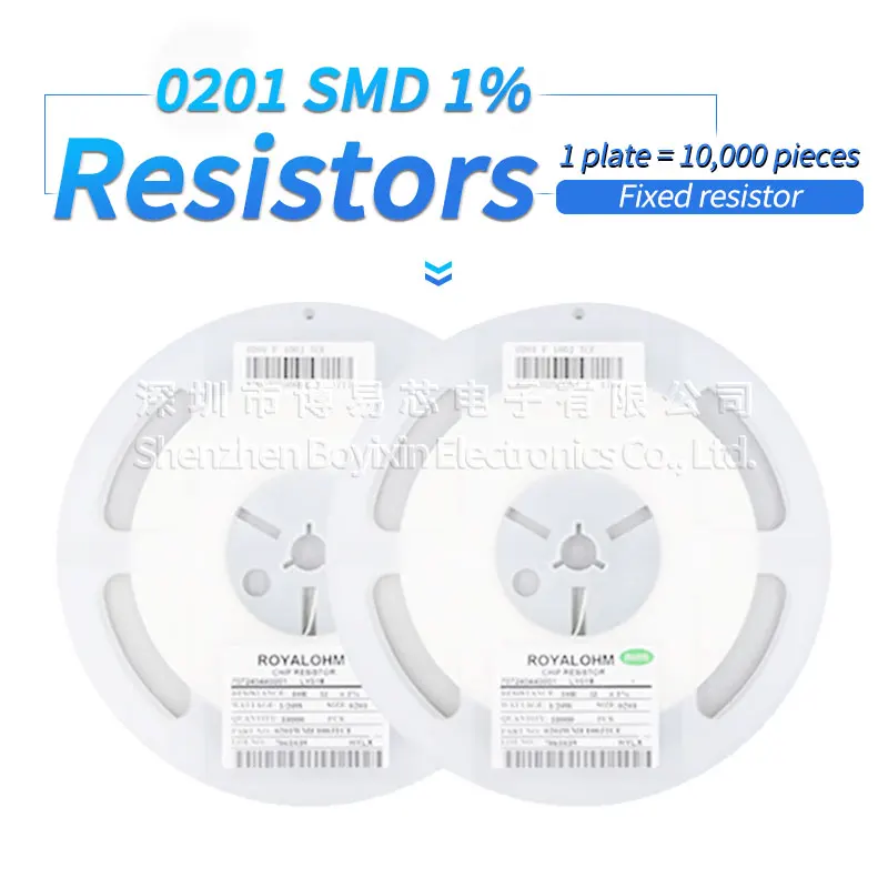 10000pcs 0201 1% high precision chip resistor 1R 2R 3R 4R 5.6R 10R 20R 30R 40R 56R 68R 82R 0.1R 100R 220R 470R 1K 10K 20K 33K 82 100pcs smd 0201 1% high precision resistor 1r 2r 3r 4r 5 6r 10r 20r 30r 40r 56r 68r 82r 0 1r 100r 220r 470r 1k 10k 20k 33k 82k