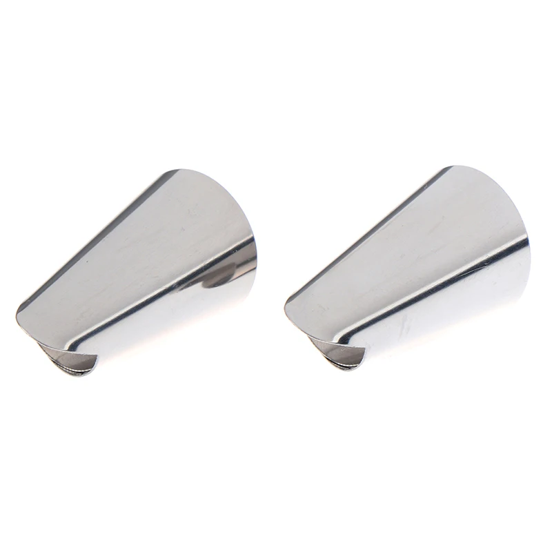 2pcs Stainless Steel Cutting Finger Protector Vegetable Peeling Pine Nuts Pistachio Accessories Kitchen Peeling Tool