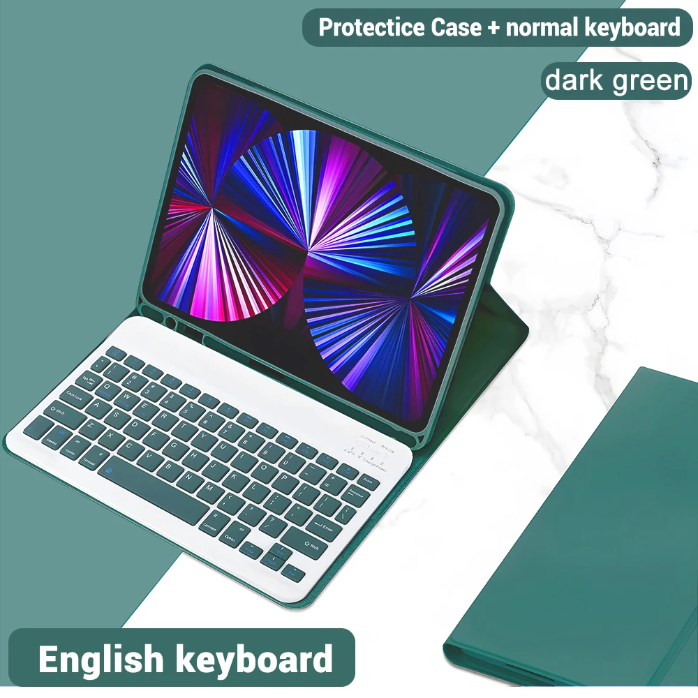 Illuminated Tablet Keyboard Case with Magnetic Attachment