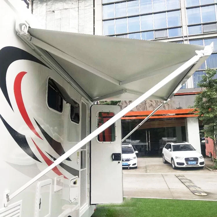 Motorized Manual Camping Awning Retractable Aluminum Cassette RV Camper