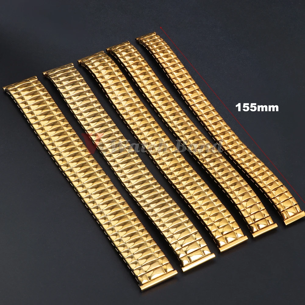 Stainless Steel Elastic Watch Band - Universal Stretch Expansion Bracelet
