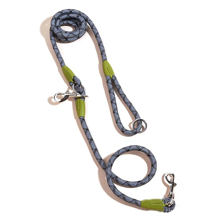 Reflective Hands Free Dog Leash For Running And Walking Big Dogs_voghion.com