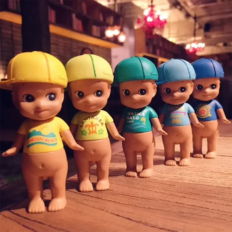 

Original Sonny Angel Blind Box 2015 Beach Series Hawaii Version Cute Mini Figure Model Surprise Guess Bag Decorat Child Toy Gift
