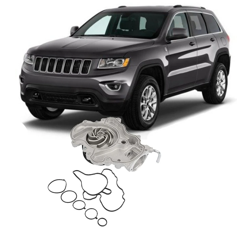 

Водяной насос металлический 68211202AA для Dodge Ram 1500 Jeep Grand Cherokee 2015-2018, системы охлаждения двигателя, аксессуары