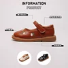 Spring Autumn Kids Leather Shoes Fashion Flower Girls Princess Shoes Infant Girls Single Shoes 4