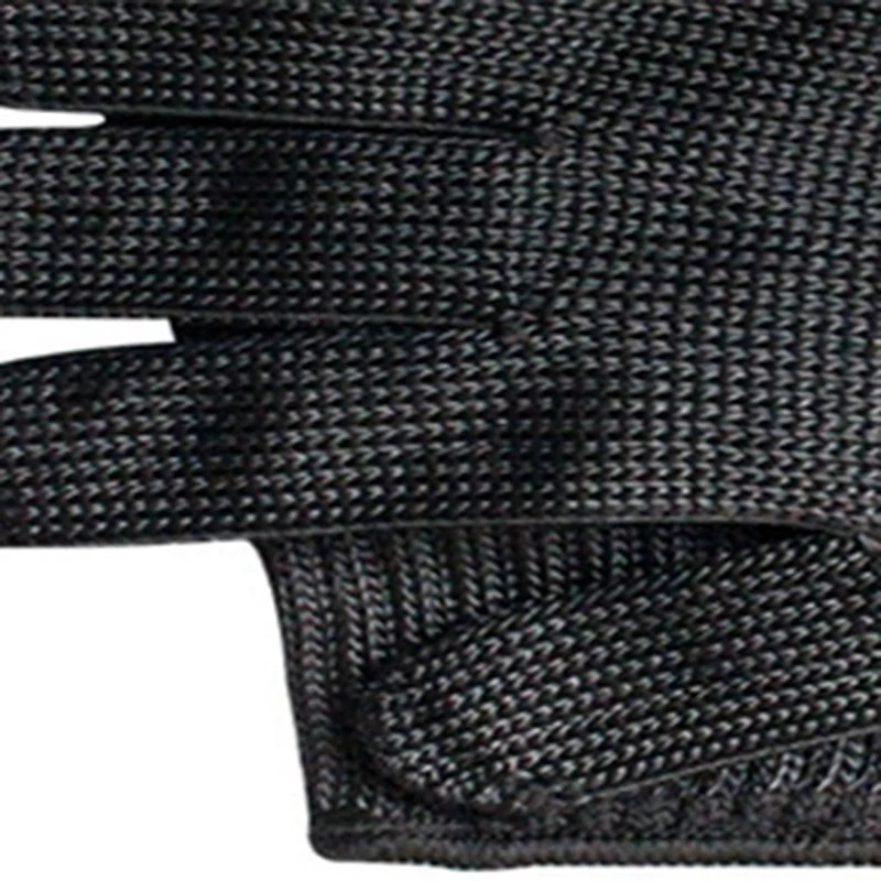 1Pair Black Steel Wire Metal Mesh Gloves Anti Cutting Wear Working Gloves Garden