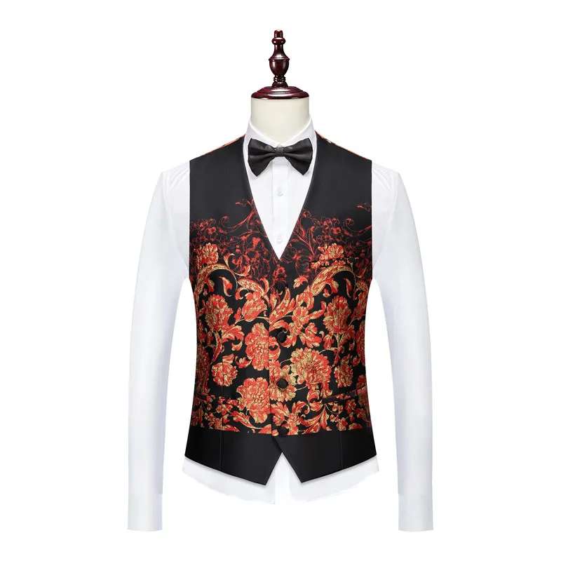 Thorndike Fashionable Positioning Pattern Exclusive Men's Wedding Groomsmen Men Party Tuxedos Suits