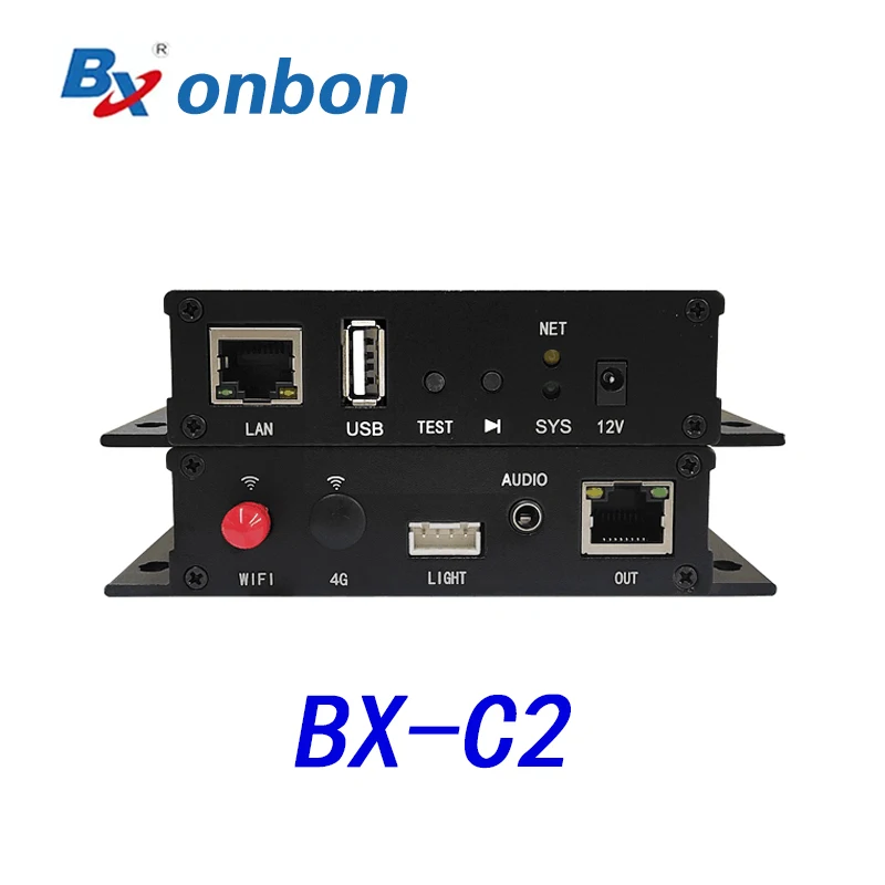 

Onbon asynchronous playback box BX-C2 asynchronous full-color LED display wireless wifi network port receiving card control