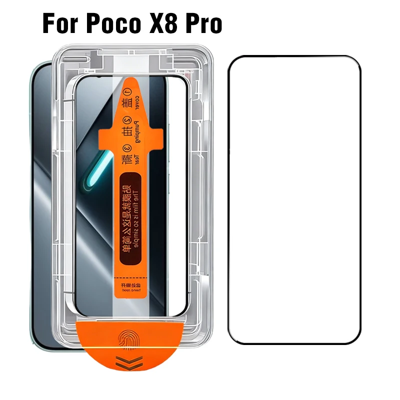 Premium Screen Protector with Easy Installation Kit - Dust-Free Tempered Glass Film