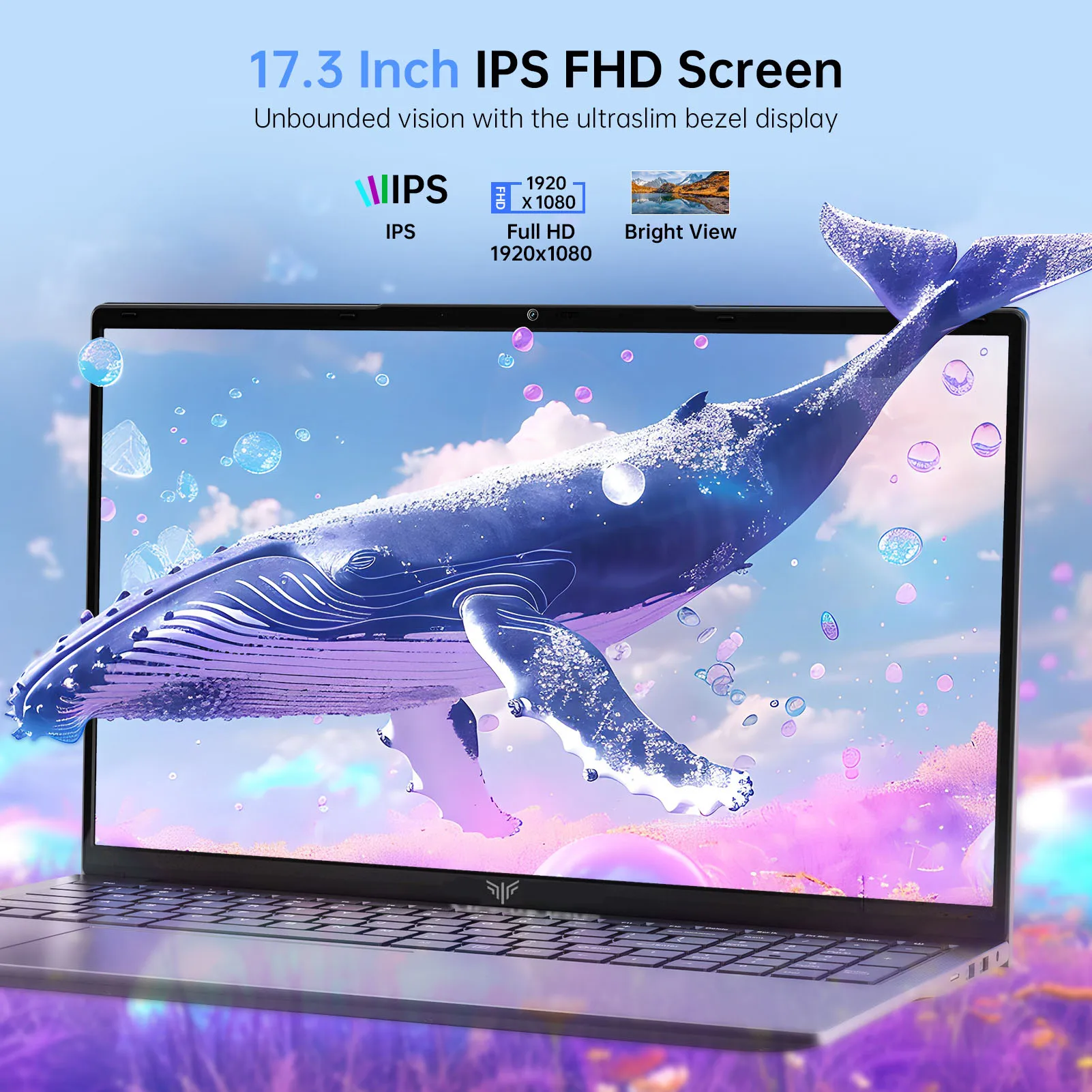 ACEMAGIC 17.3" Laptop, Quad-Core 12th Gen N97, 16GB RAM, 512GB ROM 4