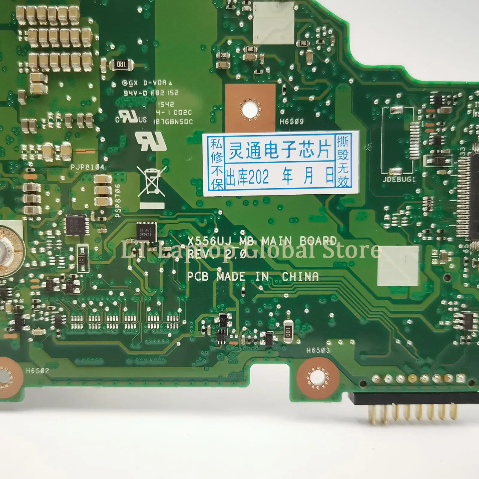 Placa-mãe do Portátil lt para Asus X556uv A556u X556uj X556uq X556urk X556uqk X556uf i3 i5 i7 Gt930m Gt940mx 940mx - Imagem 2