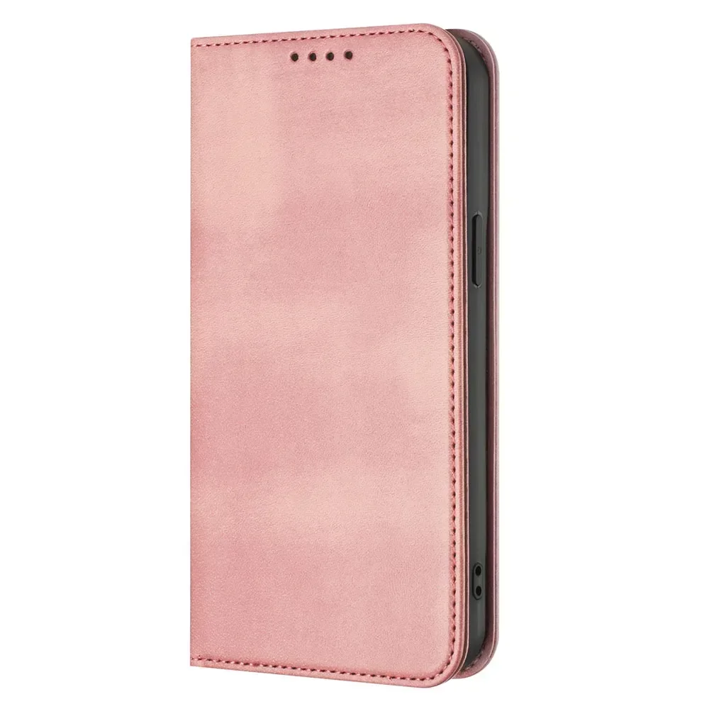 Luxurious Wallet Flip Leather Phone Case with Magnetic Back Cover