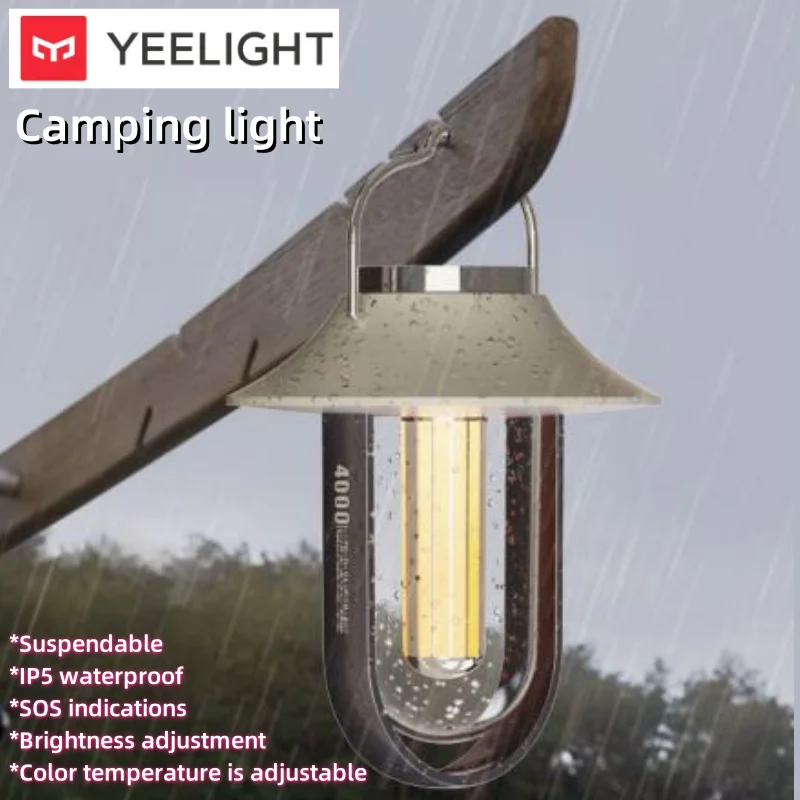 Yeelight Outdoor Camping Light Portable Night IP5 Waterproof Rechargeable Tunable Color Temperature