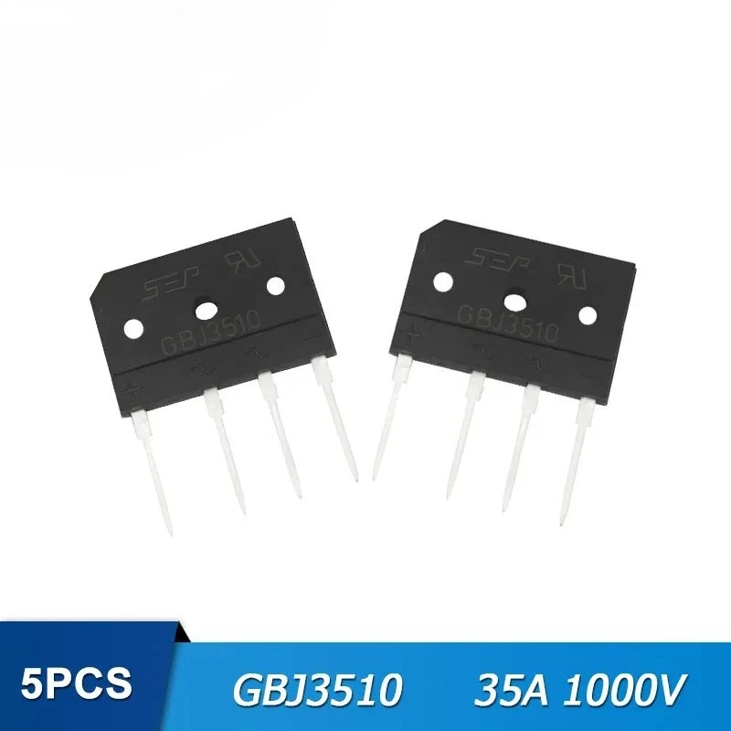 Diode Bridge Rectifier GBJ1510 GBJ2510 GBJ3510 GBU1510 GBU3510 15A 25A 35A 1000V Rectifiers Diodes 5PCS