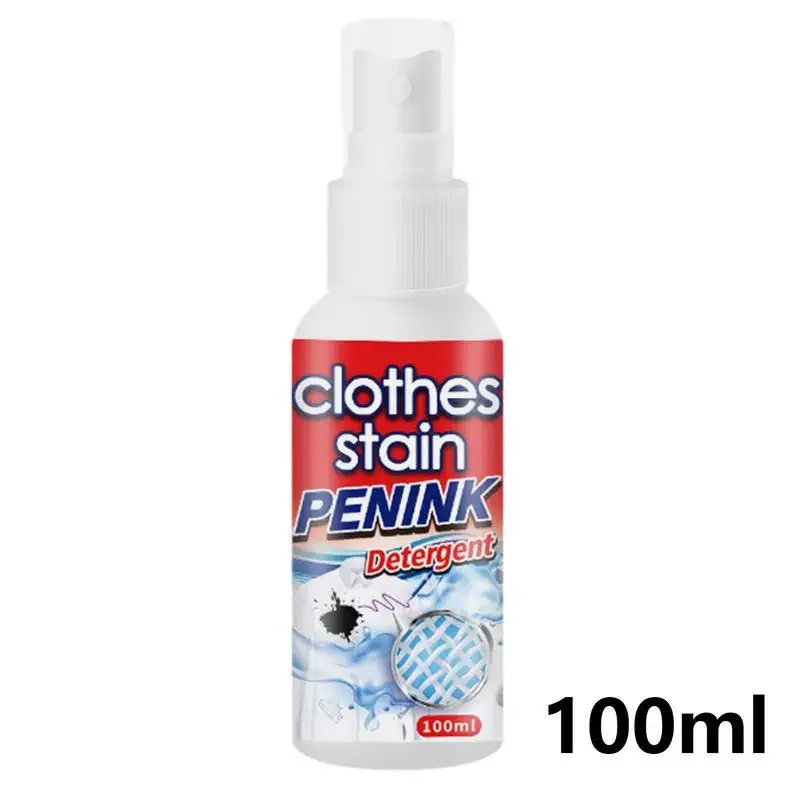 Clothes Stain Remover 100ml Ink Remover Spray Ink Marker Carpets Instant Spot For Fabric Clothes Carpet Laundry stain remover spray